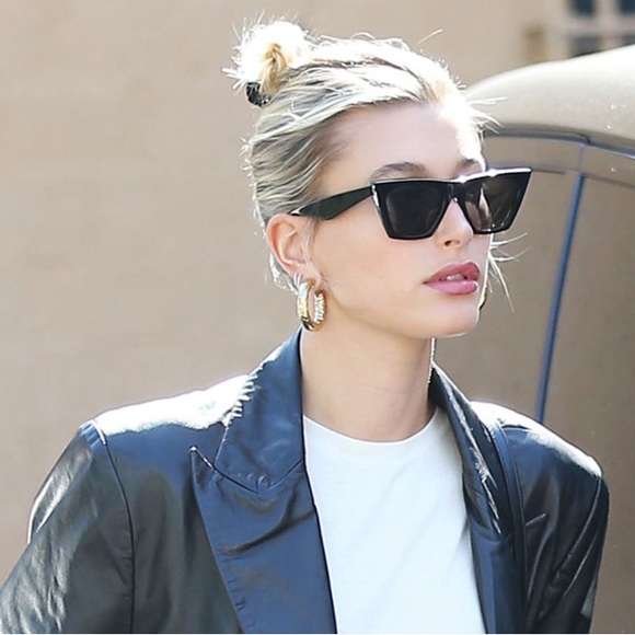 Used AUTHENTIC excellent great condition Céline EDGE all black sunglasses - Picture 10 of 15